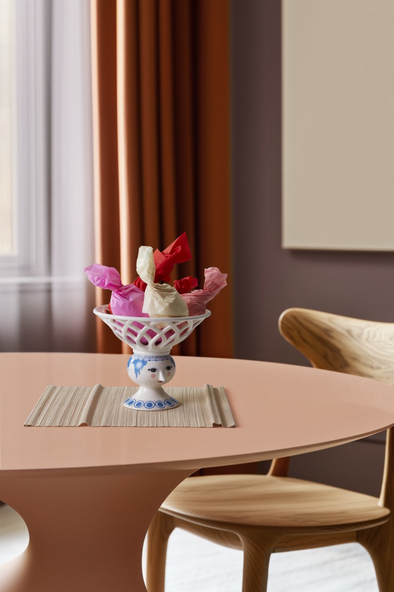 Dora Frugtskål Ø25 cm blå